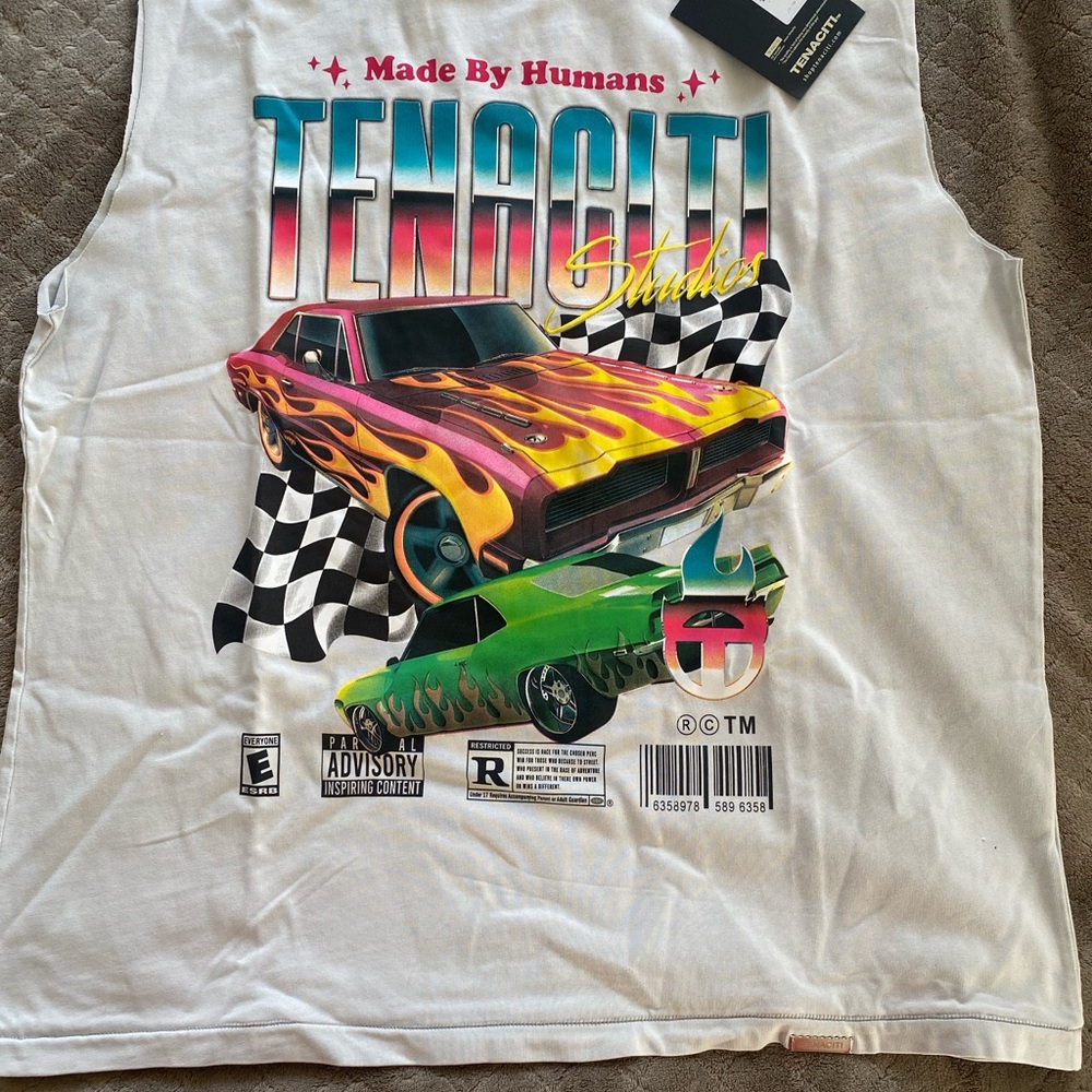 Tenaciti Studios Sleeveless Tee Sz XL